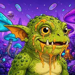 Oozlings #1919, Toad Goblin · Fungus Forest