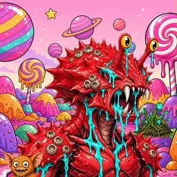 Oozlings #1935, Crab · Candy Planet