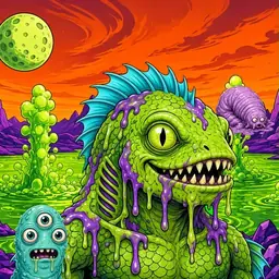 Oozlings #1947, Swamp Fish · Acid Lake