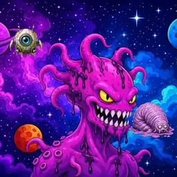 Oozlings #1994, Squid · Void Nebula