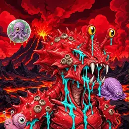 Oozlings #2, Crab · Lava Fields
