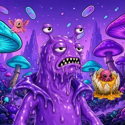 Oozlings #2005, Slug · Fungus Forest