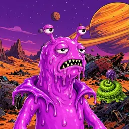 Oozlings #2006, Mutated Slug · Ship Junkyard
