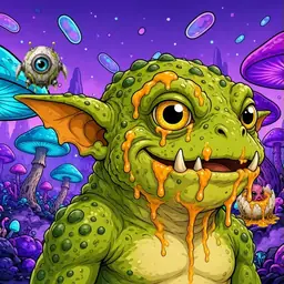 Oozlings #2007, Toad Goblin · Fungus Forest
