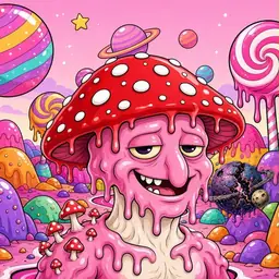 Oozlings #2012, Mushroom Head · Candy Planet