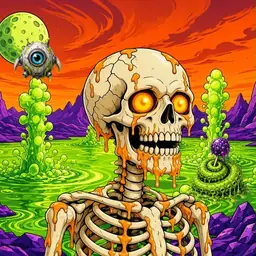 Oozlings #2013, Skull · Acid Lake