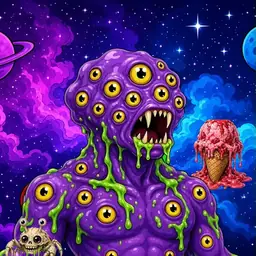 Oozlings #2014, Eyeball Cluster · Void Nebula