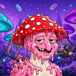 Oozlings #2018, Mushroom Head · Fungus Forest
