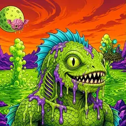 Oozlings #2051, Swamp Fish · Acid Lake