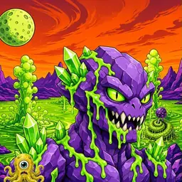 Oozlings #2091, Crystal Rock · Acid Lake