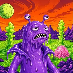 Oozlings #2145, Slug · Acid Lake
