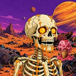 Oozlings #217, Skull · Ship Junkyard