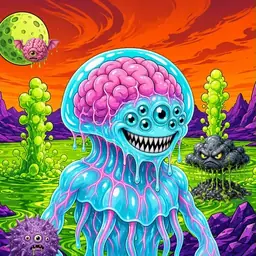 Oozlings #2193, Jellyfish Brain · Acid Lake