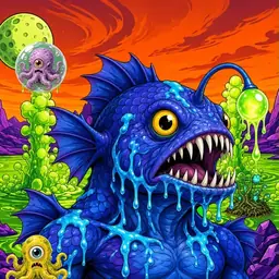 Oozlings #2231, Anglerfish · Acid Lake