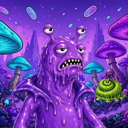 Oozlings #2272, Slug · Fungus Forest