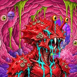Oozlings #228, Crab · Flesh Cave