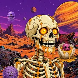 Oozlings #2296, Skull · Ship Junkyard
