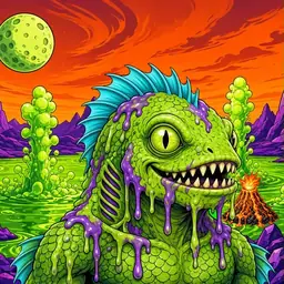 Oozlings #230, Swamp Fish · Acid Lake