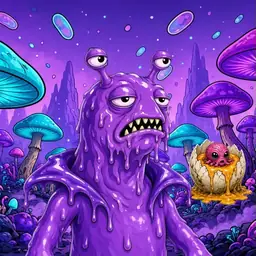 Oozlings #2305, Slug · Fungus Forest