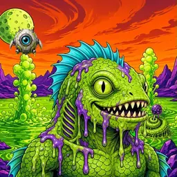 Oozlings #2318, Swamp Fish · Acid Lake