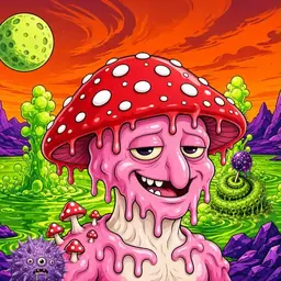 Oozlings #2339, Mushroom Head · Acid Lake