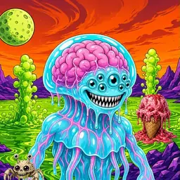 Oozlings #2377, Jellyfish Brain · Acid Lake