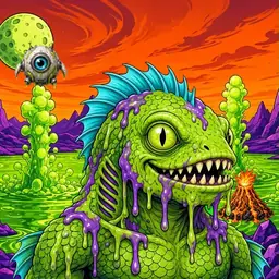 Oozlings #2397, Swamp Fish · Acid Lake