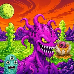 Oozlings #2415, Squid · Acid Lake