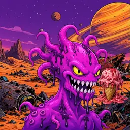 Oozlings #2417, Squid · Ship Junkyard