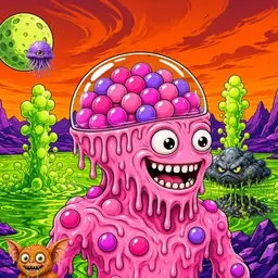 Oozlings #2428, Gumball Brain · Acid Lake