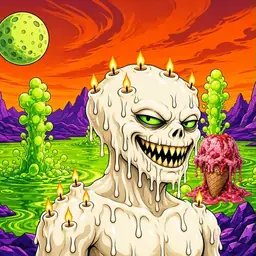 Oozlings #246, Candle Wax · Acid Lake