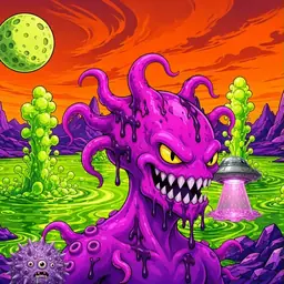 Oozlings #2476, Squid · Acid Lake