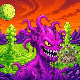 Oozlings #2480, Squid · Acid Lake