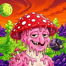 Oozlings #2497, Mushroom Head · Acid Lake