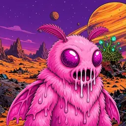 Oozlings #2499, Mutant Moth · Ship Junkyard
