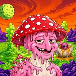 Oozlings #2511, Mushroom Head · Acid Lake