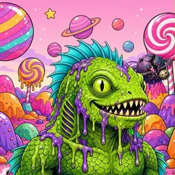 Oozlings #2546, Swamp Fish · Candy Planet