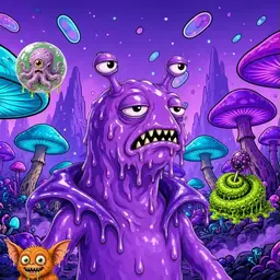 Oozlings #2601, Slug · Fungus Forest