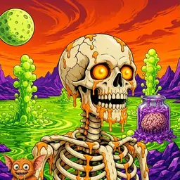 Oozlings #2620, Skull · Acid Lake