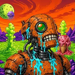 Oozlings #2627, Rusty Robot · Acid Lake