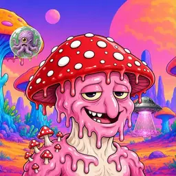 Oozlings #2631, Mushroom Head · Mushroom Desert