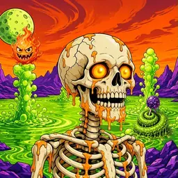 Oozlings #2634, Skull · Acid Lake