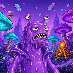 Oozlings #2672, Slug · Fungus Forest