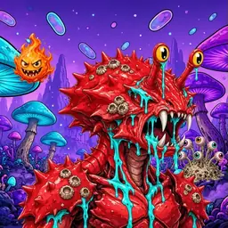 Oozlings #2691, Crab · Fungus Forest