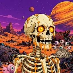Oozlings #2692, Skull · Ship Junkyard