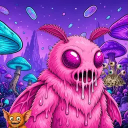 Oozlings #2693, Mutant Moth · Fungus Forest