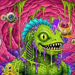 Oozlings #2701, Swamp Fish · Flesh Cave