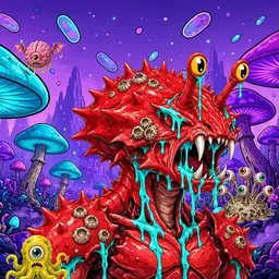 Oozlings #2712, Crab · Fungus Forest