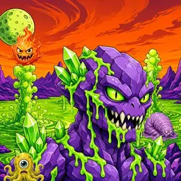 Oozlings #2722, Crystal Rock · Acid Lake