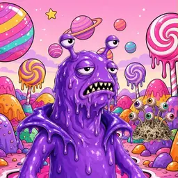 Oozlings #2729, Slug · Candy Planet